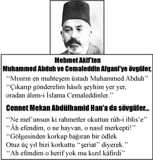 cemaleddin afgani mehmet akif ersoy